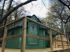 Woodland Cabin with Hot tub & log burner